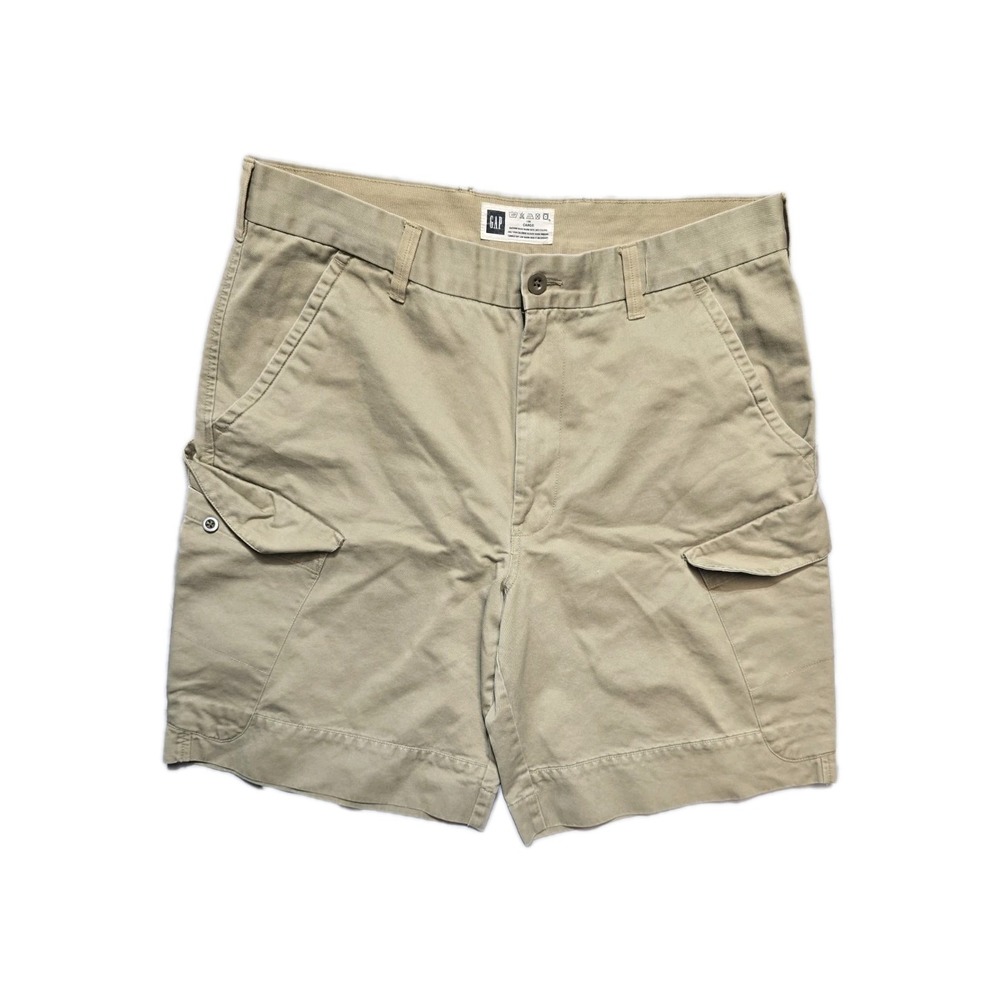 vintage gap cargo shorts 36 W Khakis Beige Men's